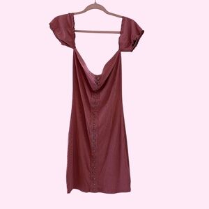 GBG Los Angeles Pink Hook & Eye Bodycon Mini Dress Women’s Large